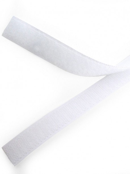 Arici velcro albă - 10 cm.
