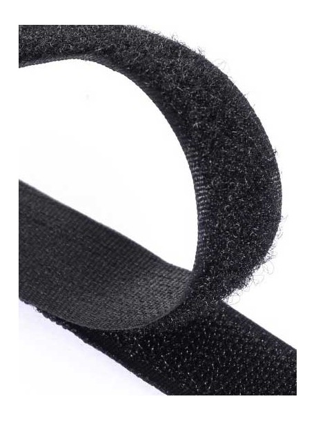 Arici velcro negru - 3 cm.