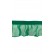 Elastic cu organza - verde inchis 1