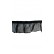 Elastic cu organza - negru 1