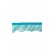 Elastic cu organza - albastru deschis 1