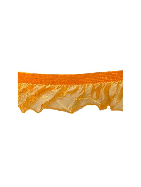 Elastic cu organza - portocale