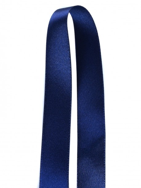 Panglică satin 2 cm - albastru închis