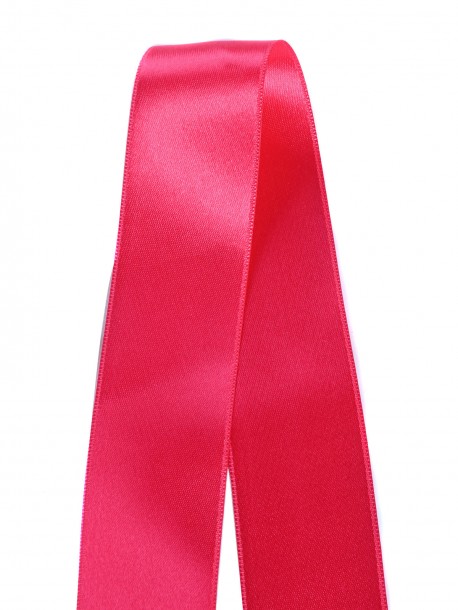 Panglică satin 4 cm - ciclamen