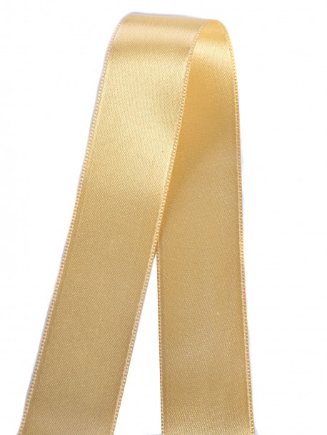 Panglică din satin 3 cm - aur vechi