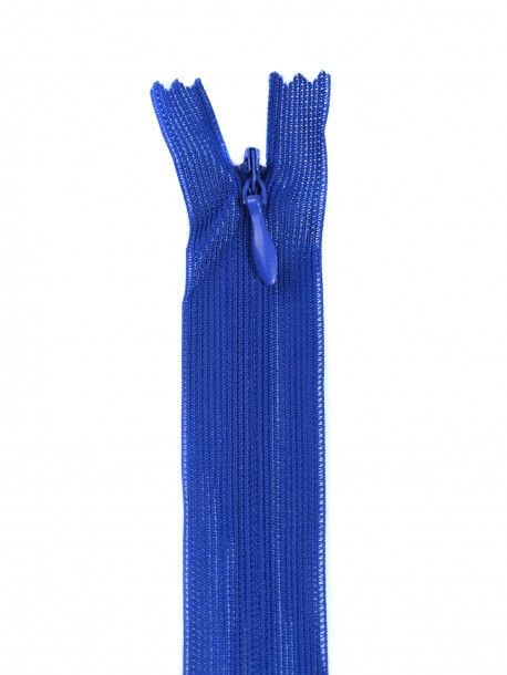 Fermoar ascuns 30 cm - albastru