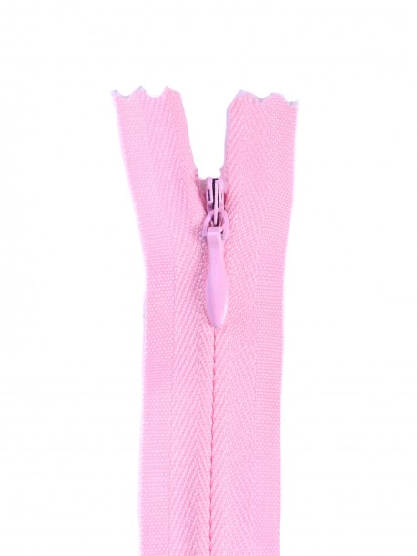 Fermoar ascuns 25 cm - roz deschis