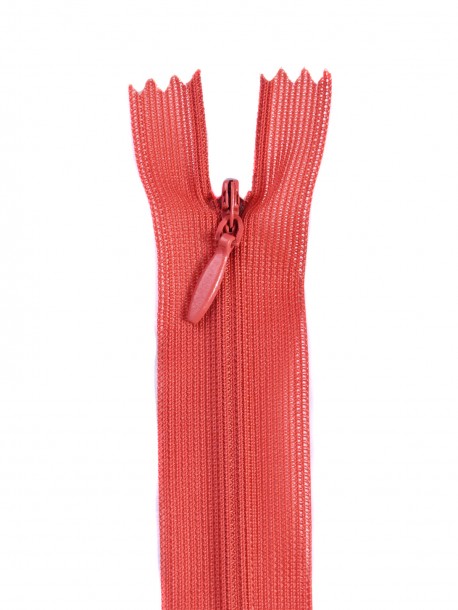 Fermoar ascuns 50 cm - portocaliu