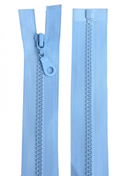 Fermoar plastic detașabil 65 cm - albastru deschis
