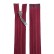 Fermoar plastic detașabil 60 cm - roșu-închis 1