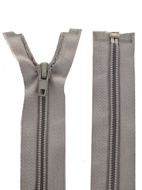 Fermoar gri 65 cm.
