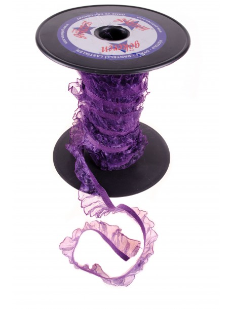 Organza mov cu elastic