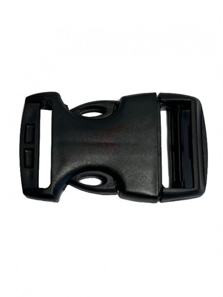 Cataramă neagră pentru rucsac 2,5 cm.