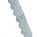 Dantela colorata - albastru deschis