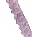 Dantela florala - violet deschis
