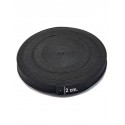 Elastic plat en-gros - negru 2 cm.