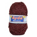Прежда с ламе Ayda - кафява