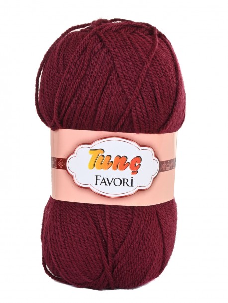 Прежда акрил Tunc Favori - бордо