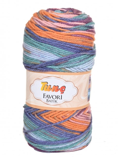 Цветна прежда Tunc Favori batik
