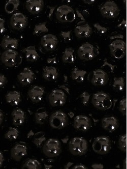 Perle negre pentru brățări de 18 mm.