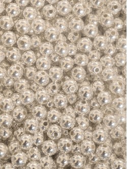 Perle de argint pentru brățări de 8 mm.