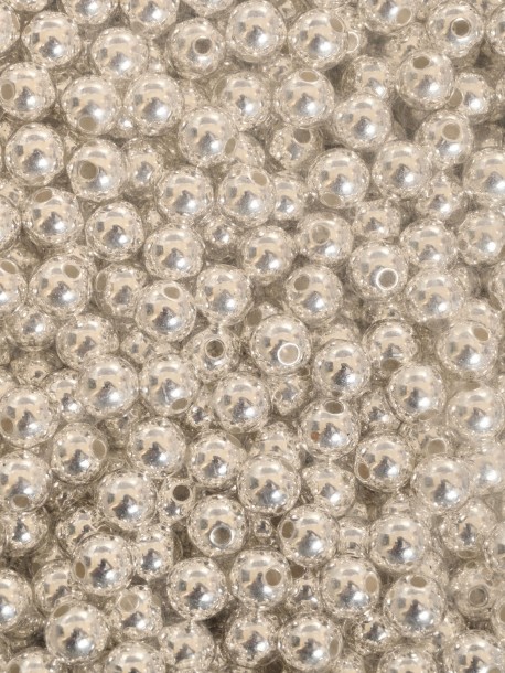Perle de argint pentru brățări de 8 mm.